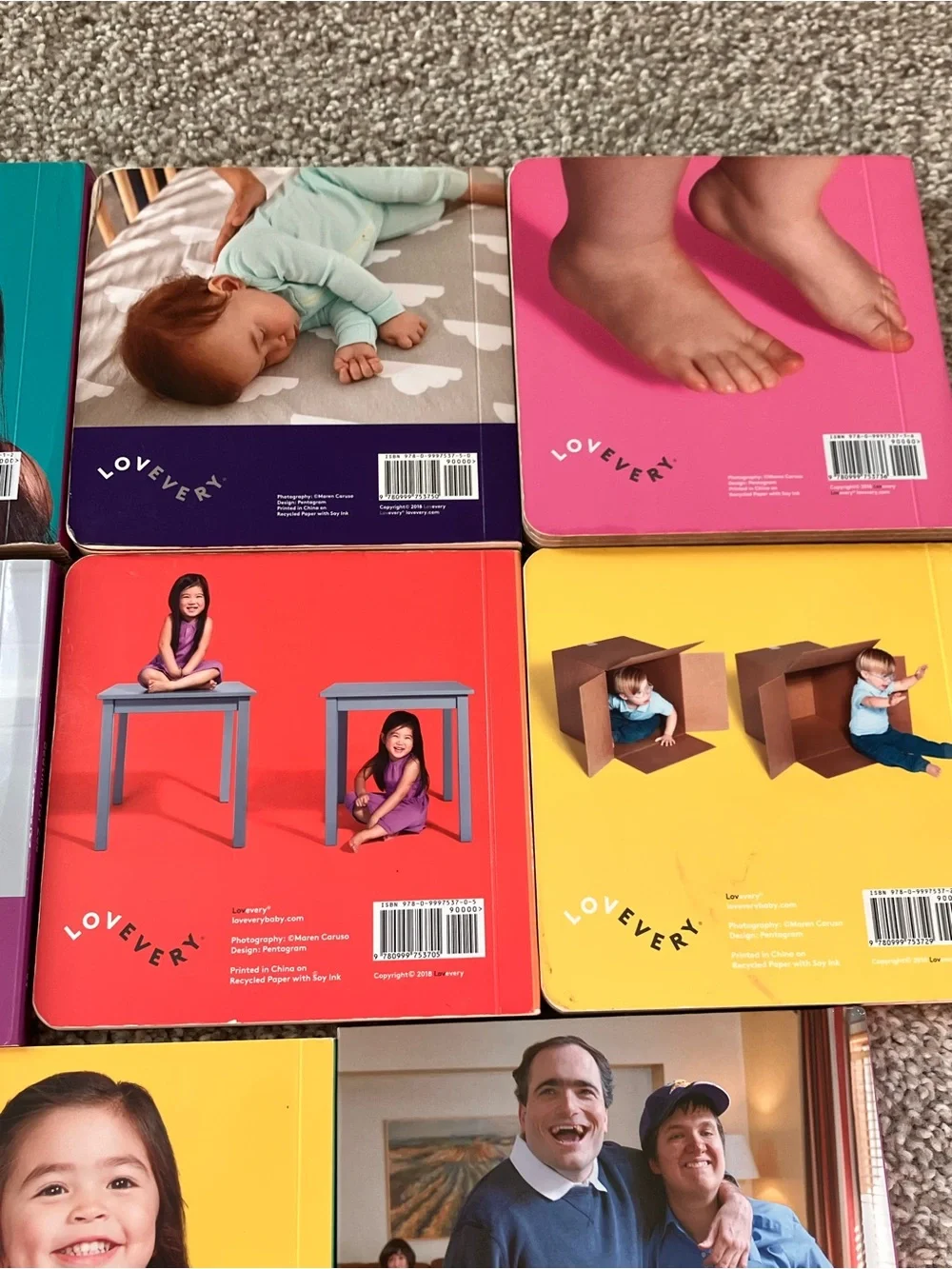 Lovevery Early Learning Board Book Set - Multicolor